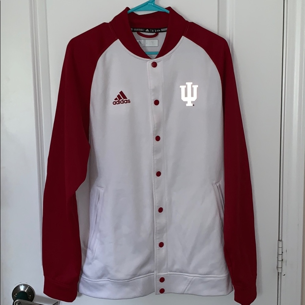Indiana button up warmup jacket